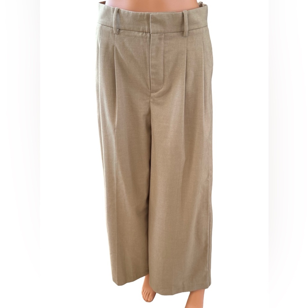 Madewell The Harlow Superwide-Leg pants in Khaki